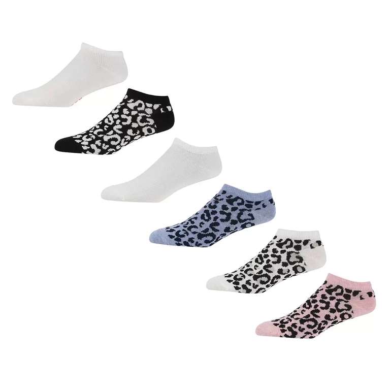 DKNY Women's Trainer Liner 6 Pack Socks in various colours / designs - £5.98 Delivered (Membership Required) @ Costco