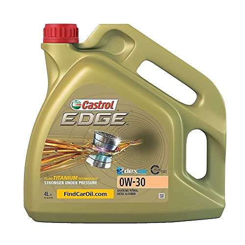 Castrol EDGE 0W-30 Engine Oil 4L - £38.99 / £37.04 S&S @ Amazon
