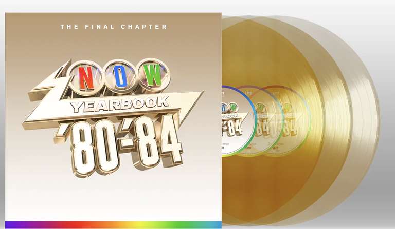 Now Yearbook '80-'84 (The Final Chapter) - 3x Transparent Gold VINYL with code