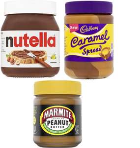 Ferrerro Nutella - 350g / Cadbury Spread 400g / Marmite Crunchy Peanut Butter 225g - £1.99 (In-store from 24 Feb) @ LIDL