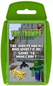 50% off selected games Minecraft, Marvel, Trainers Top Trumps £4 / UNO Card Game £5 / Uno Minecraft Card Game £5 @ (Free Collection) Argos