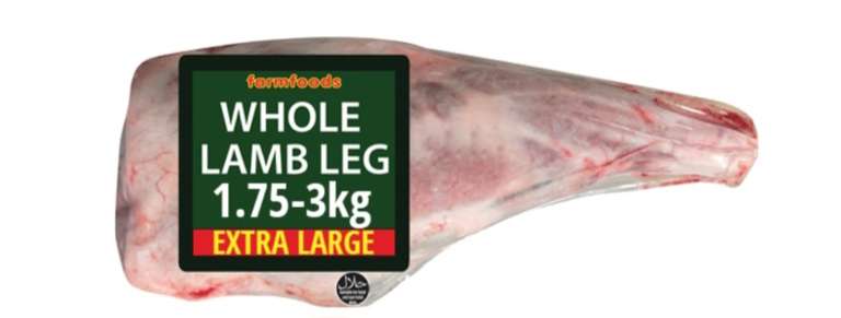 Whole Leg of Lamb 1.75-3kg