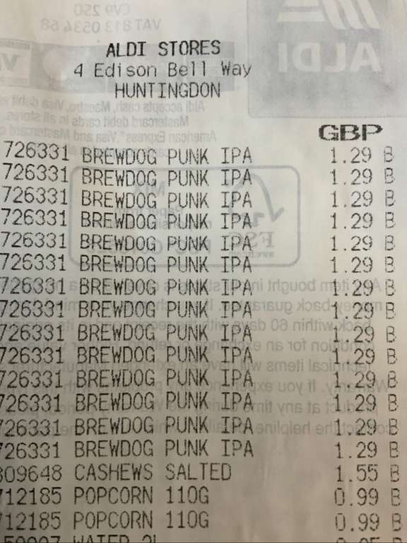 Brewdog Punk IPA 440 ml - Instore (Huntingdon)