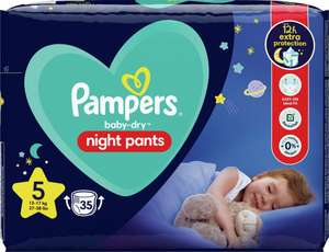 Pampers Baby-Dry Night Nappy Pants All sizes £7 @ Asda