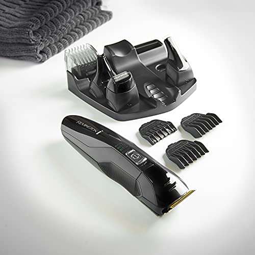 Remington All-On-One Grooming Kit - Beard Trimmer for Men; Hair Clipper; Nose and Ear Trimmer with Mini Foil Shaver £19.99 @ Amazon