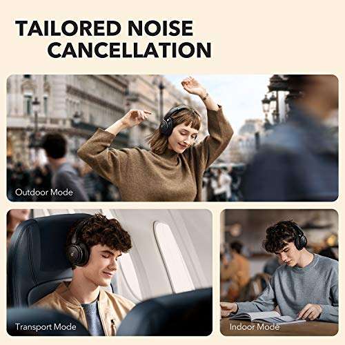 soundcore by Anker Life Q30 Hybrid Active Noise Cancelling Headphones with Multiple Modes - Black £55.99 @ Sold by AnkerDirect UK / Amazon