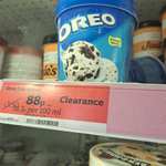 Oreo Tub Ice Cream 480ml - Instore Watford