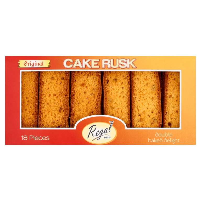 Regal Original Cake Rusks 18 Pieces - £2 @ Morrisons