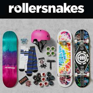 Add on items - Helmet £4 / Enuff Deck £10 with a £30+ Spend / Element Complete £30 With a £30+ Spend & More @ Rollersnakes