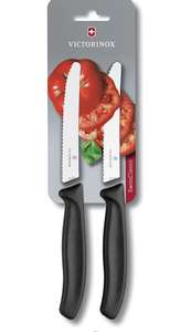 Victorinox 11 cm Swiss Classic Serrated Edge Tomato Knife in Blister Pack, Set of 2
