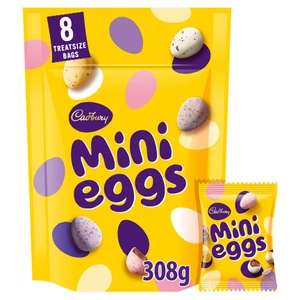 Cadbury Mini Eggs 308g (8 treatsize bags)