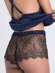 Lovehoney Dark Orchid Navy Satin and Lace Cami Set - £20 + Free Delivery With Code - @ Lovehoney