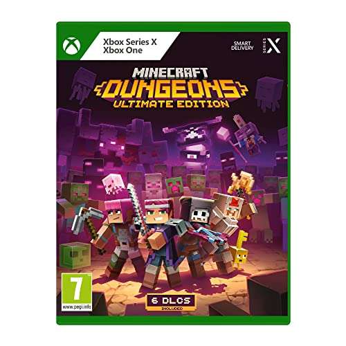 Minecraft Dungeons Ultimate Edition (6 DLC's) £17.99 Xbox £21.99 PS4 @ Amazon