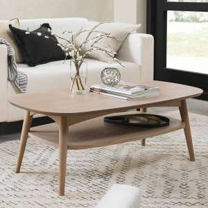 Tuska Scandi Oak Coffee Table With Shelf - £192.94 delivered with code @ Robert Dyas