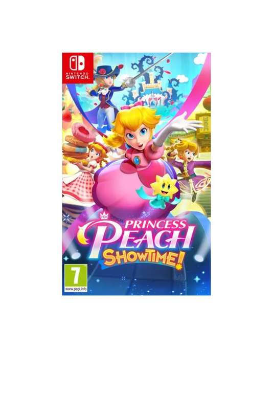 Princess Peach Showtime With FREE Pin Badge (Switch) New, Sold By TheGameCollectionOutlet