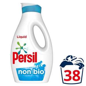 Persil Washing Liquid Detergent - Non Bio - 38 Washes 1.026L + 50p cashpot rewards