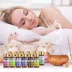 PHATOIL Premium Essential Oils Set with Wood Diffuser Sold by DLWL-UK / FBA