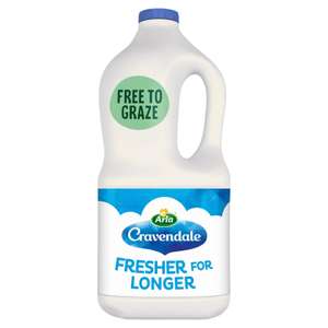 Cravendale Filtered Fresh Whole Milk 2L Multibuy Discount (3 for £5)