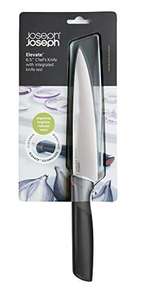 Joseph Joseph 10532 Elevate 6½"Chef's Integrated Knife Rest-Red, Stainless-steel