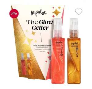 Impulse The Glow Getter Gift Set. 2 x shimmer mists - £1.50 click & collect or free with £15 spend