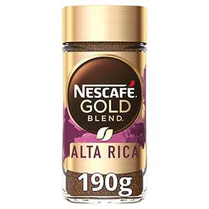 Nescafe Gold Blend Origins Alta Rica Instant Coffee 190g £5.50 / £5.23 with Subscribe & Save + 25 % first order voucher @ Amazon
