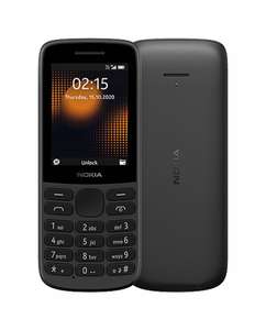 Nokia 215 4G Black Refurbished Like New (Add £10 Top-Up New Customers)