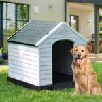 YITAHOME Large Plastic Dog House Outdoor Indoor Doghouse - Sold by YITALIFE FBA