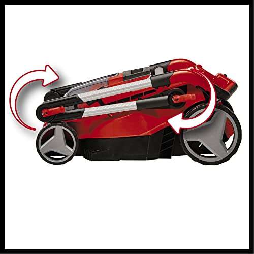 Einhell Power X-Change 36/37 Cordless Lawnmower With Battery (x2) and Charger (x2) - £199.99 @ Amazon