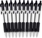 Zebra Grip Black/Assorted Ballpoint Pens, 10 Count (Pack of 1) £2 @ Amazon