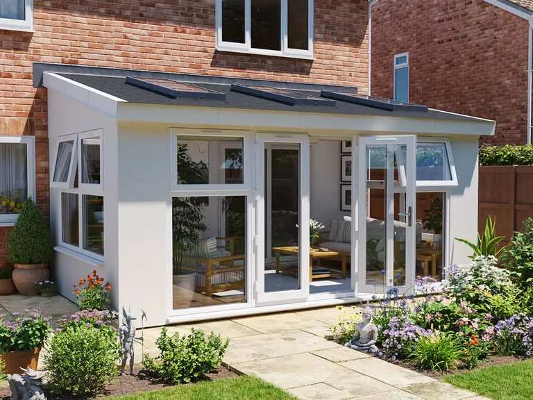 Addroom Conservatory Alternative with Skylights - Approx. W5m x D3m - W/Code