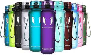 Super Sparrow Sports Water Bottle - 350ml (other sizes available with different reduced prices too) sold by SuperSparrow