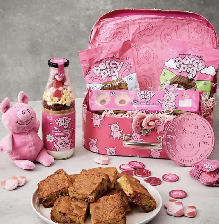 Percy Pig Suitcase Gift - £30 @ Marks & Spencer