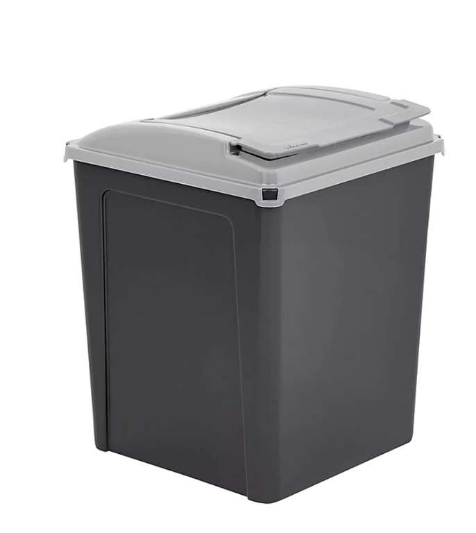 Wham 50L Graphite Recycling Bin ( 25% Off at Basket) - Free Click & Collect