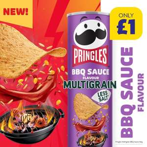 Pringles Multigrain BBQ Sauce Flavour 166g Tubs