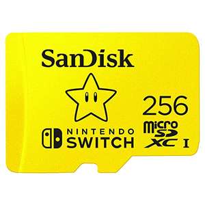 SanDisk 256GB microSDXC UHS-I Card for Nintendo Switch - £26.15 @ Amazon Germany