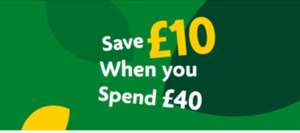 £10 off £40 Spend Instore (Select More App Holders)