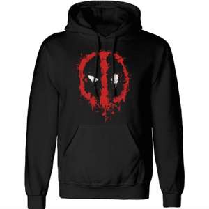Marvel Deadpool Splat Face Logo Pullover Hoodie £16.12 delivered with code @ Popgear