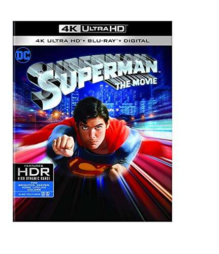 Superman: The Movie [4K Ultra-HD] [1978] [Blu-ray] [Deal of the day] £12.74 (free delivery if you have prime) @ Amazon