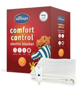 Silentnight Comfort Control Electric Blanket - King £35 - Free Delivery using code until midnight tonight @ La Redoute