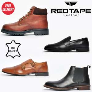 Extra 25% off Red Tape leather shoes / boots + Free Delivery From Express Trainers