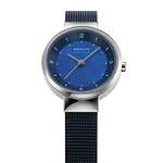BERING Women Analog Quartz Solar Collection Watch with stainless steel Strap and Sapphire Crystal
