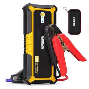 GOOLOO Portable Lithium Jump Starter 4000A Peak Car Starter (All Petrol and up to 10.0L Diesel Engine) W/Voucher - Sold by Landwork FBA