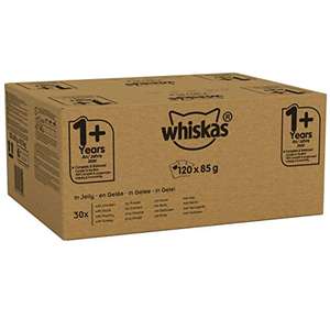 Whiskas 120 x 85g cat pouches £25.25 / £22.68 Subscribe & Save @ Amazon