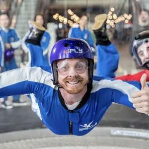iFLY Indoor Skydiving Experience for Two People with Two Flights per person + certificate w/ code (selected locations)