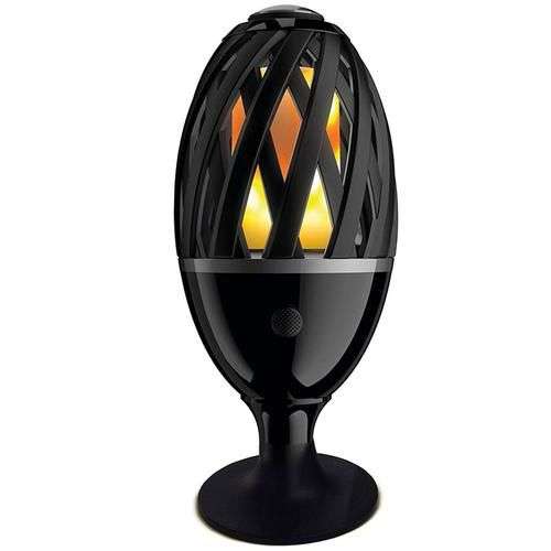 Luceco Rechargeable Indoor/Outdoor Table and Garden IP65 LED Flame Light - Black