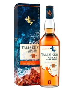 Talisker 10 Year Old Single Malt Scotch Whisky, 70 cl with Gift Box £29 @ Amazon