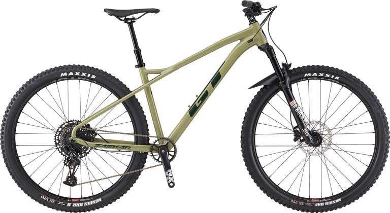 GT Zaskar LT AL Expert 29 Mountain Bike - Dark Olive - SMALL - £969.99 @ Skatehut