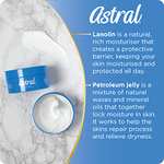 ASTRAl Face & Body Intensive Moisturiser Cream, with glycerin and petrolatum, 500ml £9.50 (possible £7.60 S&S) @ Amazon