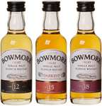 Bowmore Whisky Miniature Gift Set. 12, 15 & 18yo 3x 50ml via Amazon FRESH - (Selected Locations, Min Spend Applies)