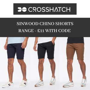 Chino Shorts - £11 With Code (£2.99 Delivery) - @ Crosshatch